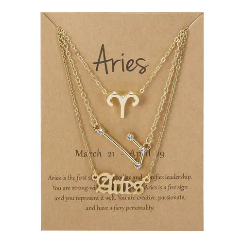 Load image into Gallery viewer, Zodiac Sign Pendant Necklace
