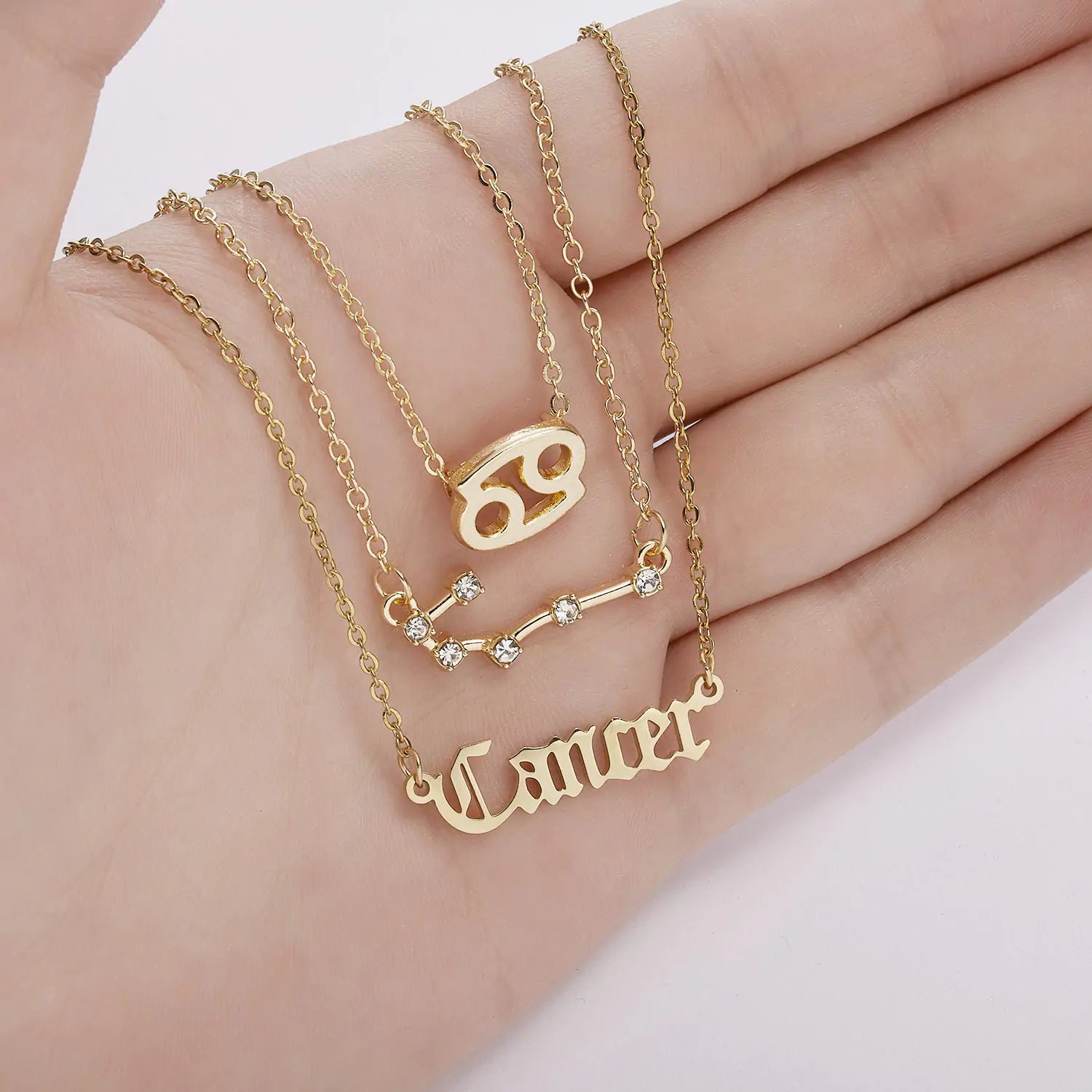 Zodiac Sign Pendant Necklace